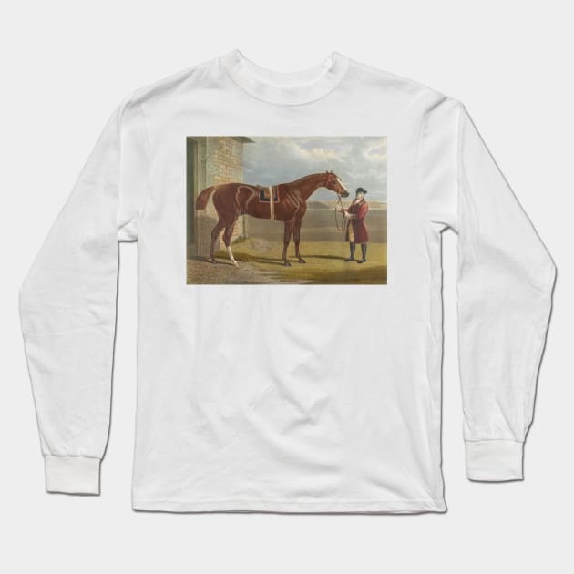 Eclipse - He was bred in 1764, by H.R.H. Wm. Cuke of Cumberland, got by Marsk, son of squirt, a son of Gartletts Childers, own brother to Flying Childers by Charles Hunt Long Sleeve T-Shirt by Classic Art Stall